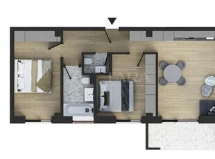 Apartament cu 3 camere de vanzare in Chinteni