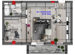 Apartamente de 2 camere, ansamblu exclusivist, zona strazii Porii