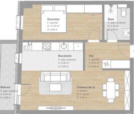 Apartamente finisate de 2/3 camere, de la 50 la 70mp, Tineretului