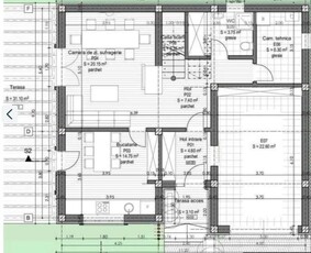 Casa Individuala superba 160mp, teren de 250mp, parcare, zona Baciu