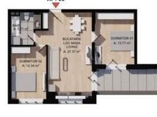 De vanzare apartament cu 2 sau 3 camere in Floresti.