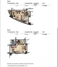 Studio de 45mp, etaj 8 din 25, West City Tower