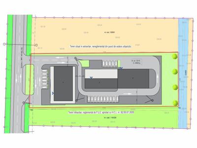 Teren spalatorie auto + Spatiu comercial / Magazin alimentar - 4800mp