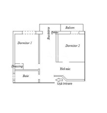 Apartament cu 2 camere decomandat, zona Florilor.