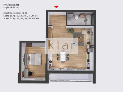 COMISION 0! Apartament 2 camere, ansamblu nou, zona Oncos!