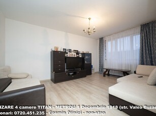 Apartament 4 camere Titan, metrou 1 Decembrie 1918