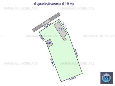 Teren intravilan de vanzare, zona Parcul Tineretului, 919 mp