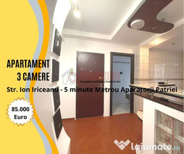 Apartament 3 camere - Aparatorii Patrie - Str. Ion