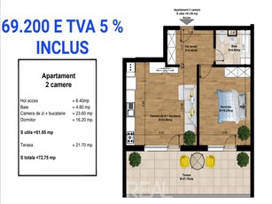 Apartament 2 camere de vanzare BUCURESTI - Bucuresti