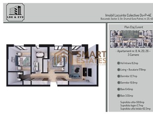 Bloc NOU Boutique - Apartament 3 camere Theodor Pallady