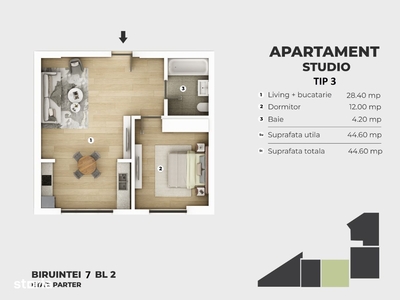 Apartament 2 camere, bloc nou, metrou Berceni