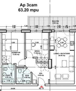 Apartament 3 camere - Perfect pentru familia ta! - proiect nou BERCENI