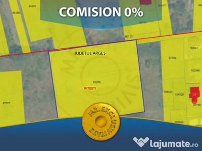 TEREN PRETABIL PENTRU INVESTIȚIE - PITEȘTI - COMISION 0