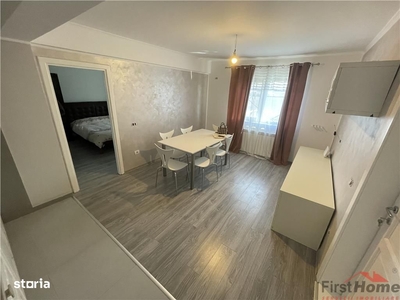 Apartament 2 camere,etaj 1,mobilat+utilat, spatiu verde+parcare