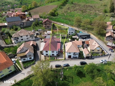 Casă duplex, zona linistita (Baznei), pozitie panoramica