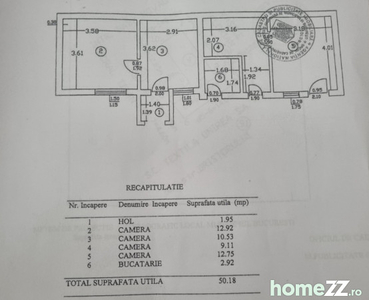 Teren si casa demolabila din lemn