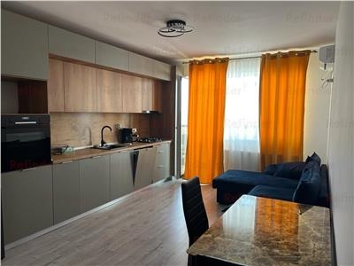 Apartament 2 camere , decomandat, bucatarie open space, se vinde complet mobilat si utilat.