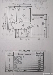 Apartament 2 camere in Rahova