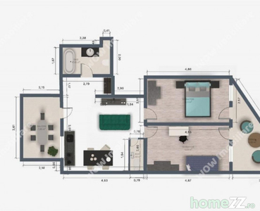 Apartament 3 camere 2 terase 16