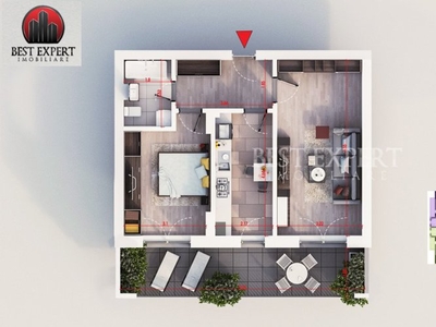Apartament superb 2 camere decomandate Suprafata generoasa Avans minim 5%