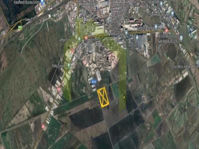 Teren in zona Industriala ~ S=125.000mp ~ deschidere 400m la DN 2C Buzau Slobozia ~ Pret: 10/mp neg.