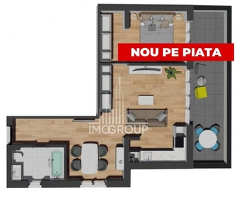 De vanzare apartament 2 camere VIVO Razoare Comision 0%