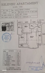 Vand apartament cu 3 camere in Cartierul Prima pe str .Piata Nucetulu