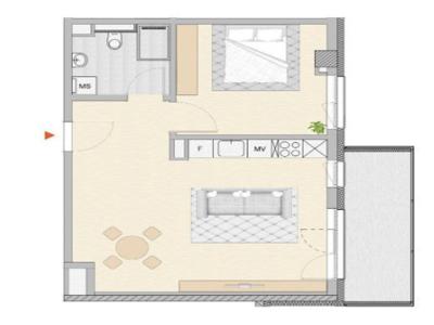 Apartament de 2 camere, 52 mp, zona Garii