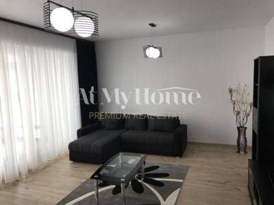 Apartament nou cu 2 camere, partial mobilat, terasa 18mp, parcare, paza