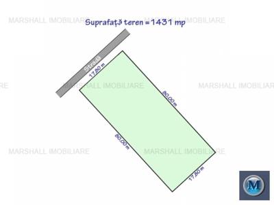 Teren intravilan de vanzare in Zahanaua, 1431 mp