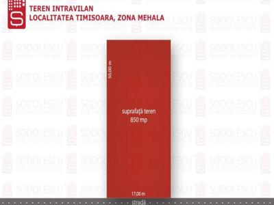 Teren generos zona Mehala