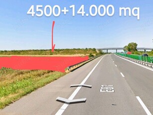 18000 m2. A2 marginae autostrazii . 19 minute de Bucuresti, iesirea Fundulea.