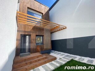 Casă pasivă SMART HOUSE finisată - 184mp, curte 298 mp, cartier Borhanci