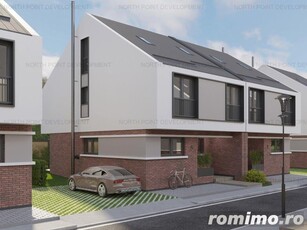 Casa individuala in Otopeni ansamblu tip gated community, curte libera 120 mp