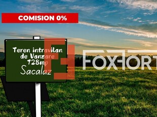 COMISION 0% Teren intravilan pretabil constructii, Sacalaz - 728 mp