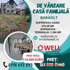 De vânzare casă familială în Baraolt, pe str. Kossuth Lajos