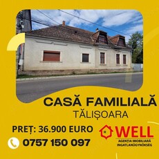 De vânzare casă familială în Tălișoara