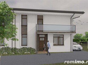 Duplex de vanzare, 100 mp, 250 teren, semifinisat, P+E, Gilau