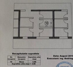 Inchiriez Boxa 4.86m2 - Exigent Plaza Faza 1