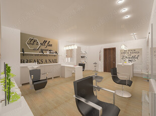 Inchiriez spatiu comercial, parter, sector 1, mobilat si utilat, Salon Infrumusetare