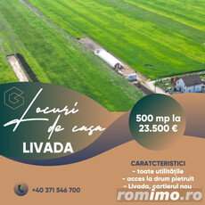 Locuri de casa in Livada, 500 mp, comision 0%