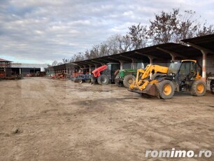 Ocazie, ferma agricola, 598 HA teren, masini agricole, spatii depozitare, Recas