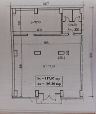 Spatiu comercial de închiriat 110 m