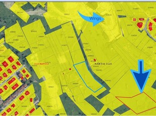 Teren construibil 2.700 mp, strada Frunzișului, lângă Wings