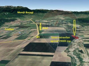 Teren extravilan, 29000 mp, între Cristian şi Vulcan