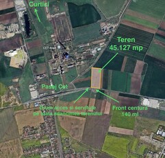 Teren extravilan agricol pe soseaua de centura zona CET - pasaj