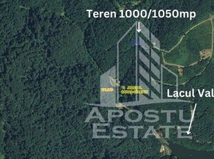 Teren intravilan, 1000 și 1050mp front stradal generos, Valiug