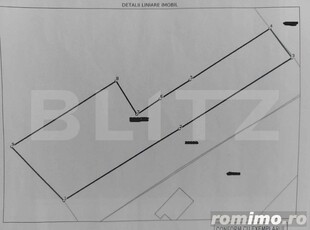 Teren intravilan, 1074mp cu toate utilitatile, zona Salcea