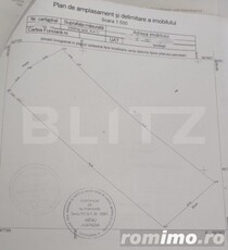 Teren intravilan , 2300 mp , front 19 ml , zona Tisauti