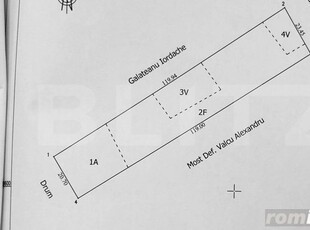 Teren intravilan, 2632 mp, front de 20.7 m, in Ciurea